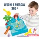 WOOPIE Stolik Wodny 2w1 Gra Łowienie Rybek Wodospad 6 el.