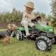 WOOPIE Traktor MAX na pedały z przyczepą zielony