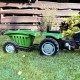 WOOPIE Traktor MAX na pedały z przyczepą zielony