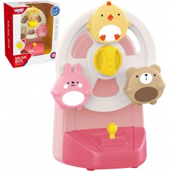 WOOPIE BABY Pozytywka Karuzela Zwierzęta Zabawka Muzyczna Edukacyjna