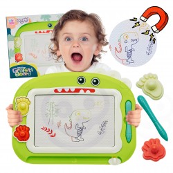 WOOPIE Znikopis Tablica Magnetyczna Kolorowa + 2 Stempelki