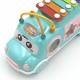 WOOPIE BABY Samochodzik Muzyczny Sorter z Cymbałkami Zielony