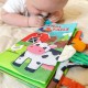 WOOPIE BABY Książeczka z Ogonkami Zwierząt Materiałowa