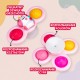 WOOPIE BABY Spinner Pop-it  Zabawka Sensoryczna  Jednorożec Gwiazdka Chmurka Wymienne 3 szt.