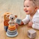 WOOPIE BABY Zestaw Edukacyjny 3w1 Piramidka Klocki Gryzak