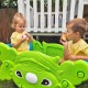 WOOPIE Stolik Piknikowy Huśtawka Bujak 2w1 Zielony