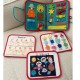 WOOPIE  Edukacyjna Książeczka Walizka Montessori - Księżyc