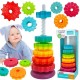 WOOPIE BABY Edukacyjna Piramidka Zakręcona Wieża