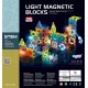 WOOPIE Klocki Magnetyczne Tor Kulkowy Swietlny 75 el.