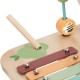 STOLIK EDUKACYJNY MUZYCZNY LABIRYNT 5W1 DREWNIANY SENSORYCZNY WOOPIE GREEN