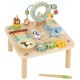 STOLIK EDUKACYJNY MUZYCZNY LABIRYNT 5W1 DREWNIANY SENSORYCZNY WOOPIE GREEN