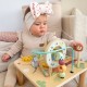 STOLIK EDUKACYJNY MUZYCZNY LABIRYNT 5W1 DREWNIANY SENSORYCZNY WOOPIE GREEN