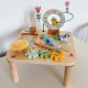 STOLIK EDUKACYJNY MUZYCZNY LABIRYNT 5W1 DREWNIANY SENSORYCZNY WOOPIE GREEN