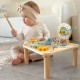 STOLIK EDUKACYJNY MUZYCZNY LABIRYNT 5W1 DREWNIANY SENSORYCZNY WOOPIE GREEN