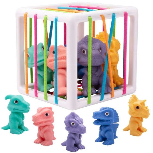 WOOPIE Elastyczna Kostka Sensoryczna Sorter dla Dzieci 6 el.
