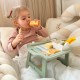 WOOPIE GREEN Zestaw Śniadaniowy z Tacą i Akcesoriami Serwis Pastelowy