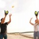WOOPIE Catch Ball Gra Zręcznościowa Rzucaj Łap Dla Dwojga 2x Paletki+ 4 Piłki