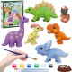 Woopie Stwórz Swoje Figurki Dinozaury  Zestaw kreatyny do Odlewania i Malowania DIY