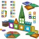 WOOPIE Klocki Magnetyczne Konstrukcyjne 3D Zestaw Edukacyjny Zamek 30el.