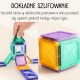 WOOPIE Klocki Magnetyczne Konstrukcyjne 3D Zestaw Edukacyjny Zamek Pojazdy110el.