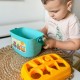 WOOPIE Sorter 2w1 Skrzynka Walizka + Nauka Alfabetu i Kształtów