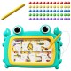WOOPIE Tablica Magnetyczna Montessori Labirynt Krab Turkusowa