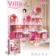 WOOPIE Domek dla Lalek Villa z Akcesoriami i Lalką 296el.