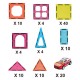 WOOPIE Magnetyczne Klocki Konstrukcyjne 7,5 cm Parking 112 el