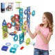 WOOPIE Klocki Magnetyczne Konstrukcyjne 3D Zestaw Edukacyjny Tor Kulkowy 113 el.