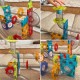 WOOPIE Klocki Magnetyczne Konstrukcyjne 3D Zestaw Edukacyjny Tor Kulkowy 113 el.