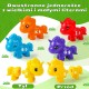 WOOPIE Zestaw Edukacyjnych jednorożców "Dopasuj Literki" 13 el.