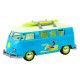 WOOPIE Samochód Bus Surfing Klasyczny Czerwony Ze Światłem I Dźwiękiem Model 1:14