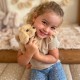 WOOPIE Piesek Ineraktywny Pluszowy z Kością Bichon Golden Retriever