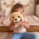 WOOPIE Piesek Ineraktywny Pluszowy z Kością Bichon Golden Retriever