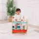 WOOPIE GREEN Drewniany Tęczowy Bujak i Mostek 2w1 Montessori