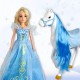 WOOPIE Lalka Lodowa Księżniczka Lily i Magiczny Powóz Karoca Akcesoria