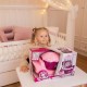 WOOPIE Salon Piękności Toaletka na Kółkach Wózek Wlizka 31 akc. 4w1