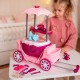 WOOPIE Salon Piękności Toaletka na Kółkach Wózek Wlizka 31 akc. 4w1