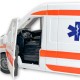 WOOPIE Pogotowie Karetka Ambulans Nosze w Zestawie + Sygnały Dźwiękowe I Świetlne