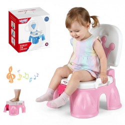 WOOPIE Pierwszy Nocnik dla Dziecka z Muzyką 3w1 Krzesełko Stopień