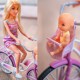 WOOPIE Lalka Mama Rowerzystka Bobas w Foteliku Rower