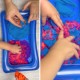 WOOPIE Piasek Kinetyczny 0,8 kg Zestaw w Koszyku z Foremkami + Basen