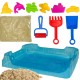 WOOPIE Piasek Kinetyczny 0,5 kg Zestaw Stolik z Foremkami