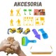 WOOPIE Zestaw Piasek Kinetyczny Plac Budowy w Walizce Pojazdy 1kg