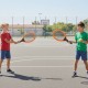 WOOPIE Rakietki do Tenisa Badminton dla Dzieci Zestaw + Piłka Lotka