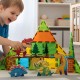 WOOPIE Magnetyczne Klocki Konstrukcyjne 7,5 cm Dino 30 el.