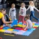 WOOPIE Mata Sensoryczna Ortopedyczna Puzzle 7 el. + 4 małe