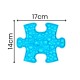 WOOPIE Mata Sensoryczna Ortopedyczna Puzzle 11 el. - Kolor Niebieski/Zielony
