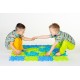 WOOPIE Mata Sensoryczna Ortopedyczna Puzzle 11 el. - Kolor Niebieski/Zielony