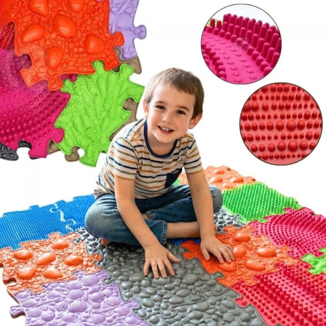 WOOPIE Mata Sensoryczna Ortopedyczna Puzzle 8 el. 1A
